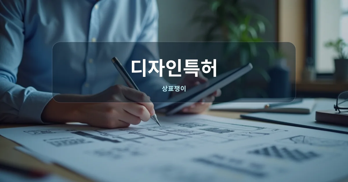 디자인특허를 고민하는 사업자의 모습
